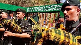 बेडू पको बरमास फौजी मस्क बाज धुन  11वी गढ़्वाल रायफल Garhwali Rifle Band  Shanti bhatt [upl. by Nilorac]