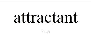 The Definition of Attractant [upl. by Niraa776]