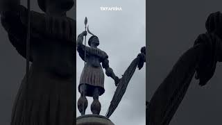 South Africas President Ramaphosa And Zulu King Unveil King Shakas Statue In Durban [upl. by Pepito578]