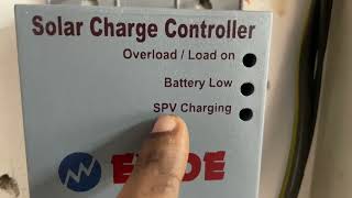 Solar charge Controller problem showing after one day 200 watt solar panel [upl. by Yelserp]