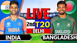 India vs Bangladesh 2nd T20  Live Cricket Match Today  IND vs BAN Live Match Today  IND vs BAN [upl. by Nepets]