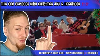 Ed Sheeran amp Elton John  Merry Christmas  Reaction  Too Many Great Vibes From This 💯🎄 [upl. by Idnew]