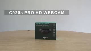 Unboxing Logitech C920s PRO HD Webcam [upl. by Atem]