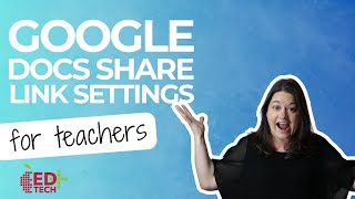 Google Doc Share Options  APS QuickTip 132 [upl. by Attenweiler]