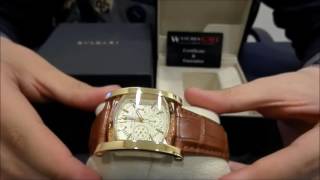 Bulgari Assioma Gold Chrono  WatchesGMT [upl. by Ambert]