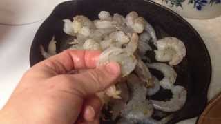 How to prepare and boil frozen raw shrimp [upl. by Ahsinned560]