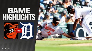 Orioles vs Tigers Game Highlights 91524  MLB Highlights [upl. by Novi]