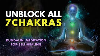 Unblock ALL 7 CHAKRAS • 15 min Practice • Aura Cleansing • Chakra Balancing amp Healing [upl. by Alyekahs]