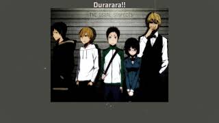 Durarara Opening 2 Full  Lyrics [upl. by Kuska]