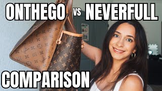 Louis Vuitton OnTheGo MM vs Neverfull MM Comparison Video  Which one is better [upl. by Evvie]