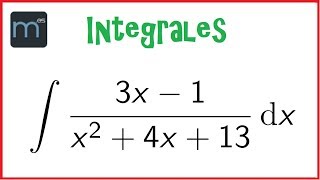 Integral tipo arcotangente más logaritmo integrales racionales [upl. by Eziechiele]