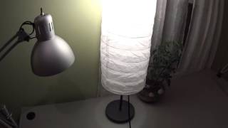 IKEA  HOLMÖ  floor lamp review  quick overview [upl. by Friedland]