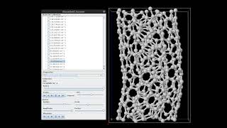 Formation of amorphous carbon multiwalled nanotubes from random initial configurations  freq 11 [upl. by Caralie]