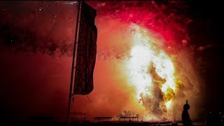 Fallas Valencia 2019 Mascletà Vertical 2019 Amstel la Marina Ricardo Caballer Ricasa CANON 5D IV [upl. by Ennavoj]