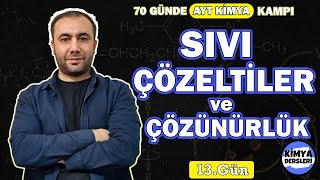 Sıvı Çözeltiler ve Çözünürlük  70 Günde AYT Kimya Kampı  13Gün  11Sınıf Kimya  AYT 2024 [upl. by Urson]