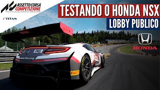 Testando o Honda NSX Ainda vale a pena  Assetto Corsa Competizione [upl. by Adnirb247]