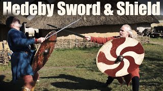 Viking Sword amp Shield Fights at Hedeby [upl. by Gusty]