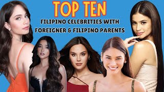 Filipino Celebrities with foreigner amp filipino parents [upl. by Adnohryt505]