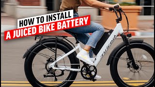 Juiced Bikes Battery Installation Guide [upl. by Cleopatra]