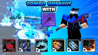 NEW Dragon trident Combo One Shot With All Melee  Blox Fruits update 20 [upl. by Paley389]