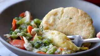 Chicken Pot Pie with Biscuits [upl. by Enomaj261]