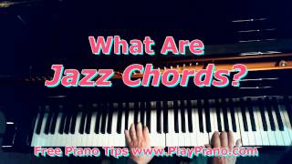 Are Jazz Chords Different Than Regular Chords [upl. by Fernas]