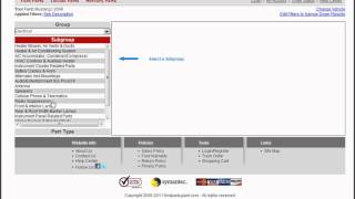 How to find parts in Ford parts catalog [upl. by Atiekram]