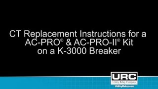 CT Replacement Instructions on a K3000 Breaker [upl. by Hafirahs575]