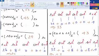 exercice 1 Système de Numération  convertir binaire en décimal [upl. by Phaidra371]