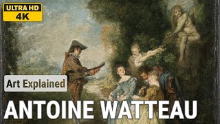 Antoine Watteau A collection of 10 oil paintings with title and year 17121716 4K [upl. by Hindu]