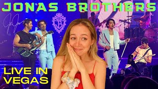 THE JONAS BROTHERS VEGAS CONCERT VLOG 🎸🎹 [upl. by Sisco]