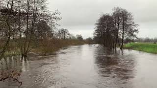 Wardenburg Hunte Hochwasser 25122023 [upl. by Elag]