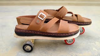 How to Make Wooden Skating Shoes  Bearing Skating Shoes  Roller Skate [upl. by Borszcz]