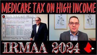 Medicare Tax on High Income  IRMAA 2024 [upl. by Pomona823]