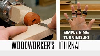 How to Make a Wood Ring  Woodturning a Ring [upl. by Best279]