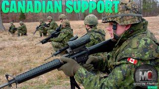 CANADIAN SUPPORT  Company Of Heroes Modern Combat REMAKE [upl. by Alyahsat]