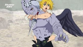 Nanatsu No Taizai AMV Meliodas vs Hendrickson Full Fight [upl. by Rednasyl905]