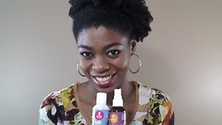 4C Natural Hair  Oyin Handmade Juices and Berries and Hair Dew Review NaturalMe4C [upl. by Nesila507]