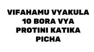 Vyakula vya protini Top 10 vyanzo bora vya protini katika picha [upl. by Tyra]