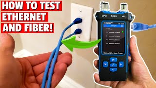 TESTING ETHERNET CABLES IN 2024  HOW TO  NOFAYA NF8508 WIRE TESTER [upl. by Mercedes]