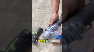 Why do you often not use the safety guard on the angle grinder electricalcontractor electrican [upl. by Cowles]