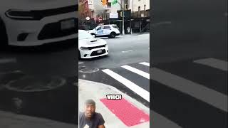 Hellcat Owner Escape Cops On Sidewalk😳fyp short shortsvideo shortvideo viralvideo video [upl. by Mame]