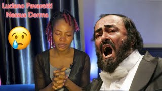 Opera Luciano Pavarotti  Nessun Dorma REACTION [upl. by Trilley]