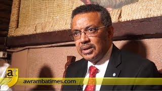 Interview with Dr Tedros Adhanom following his victory as DirectorGeneral of WHO [upl. by Viddah]