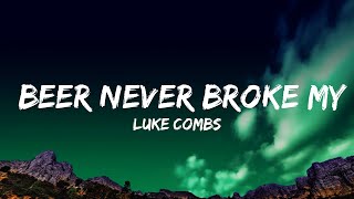 Luke Combs  Beer Never Broke My Heart Lyrics [upl. by Ardnohs]