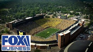 How University of Michigans football stadium became The Big House [upl. by Ardnos]