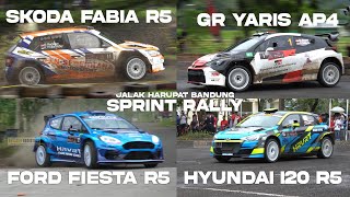 MOMENT SPRINT RALLY 2023 JALAK HARUPAT BANDUNG  RALLY INDONESIA 4K [upl. by Yknip]