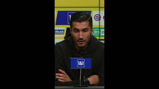 Live Pressekonferenz mit Nuri Sahin vor Union Berlin 🖤💛 [upl. by Sedaiuqlem]