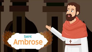 Story of Saint Ambrose  Saints and Angels TV  EP 111  saintsandangelstv CatholicSaints Saints [upl. by Han]