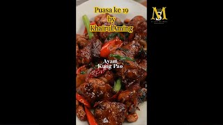 Puasa ke19  Ayam Kung Pao amp Oren Aiskrim Soda by KhairulAming [upl. by Aicylla]